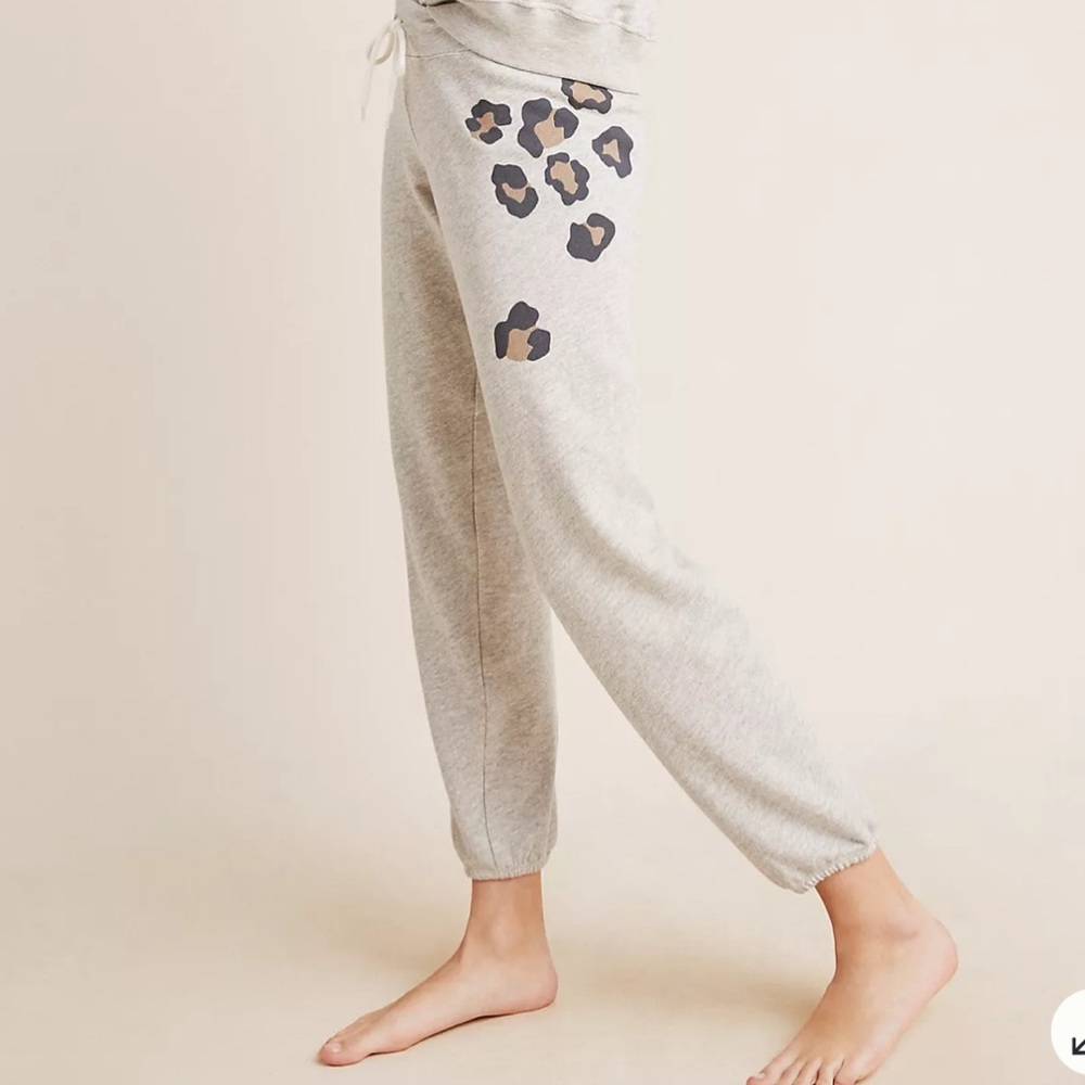 NEW MONROW Wild Cat Sweatpants Joggers Pants Z44-9